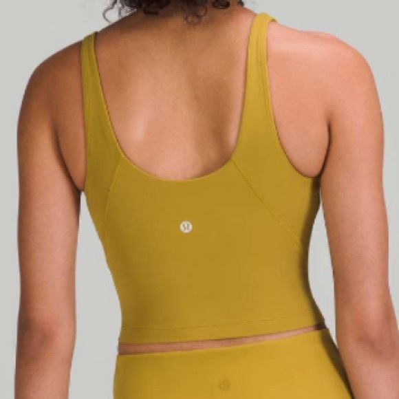 lululemon athletica Tops - Lululemon Align Tank Top With Cups Auric Gold 8